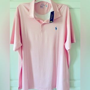 Polo Ralph Lauren Classic Fit Polka Dot Performance Polo Shirt